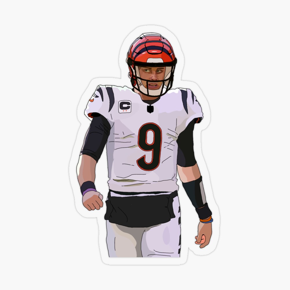 WHO DEY Joe Burrow Sticker for Sale by RachWillz