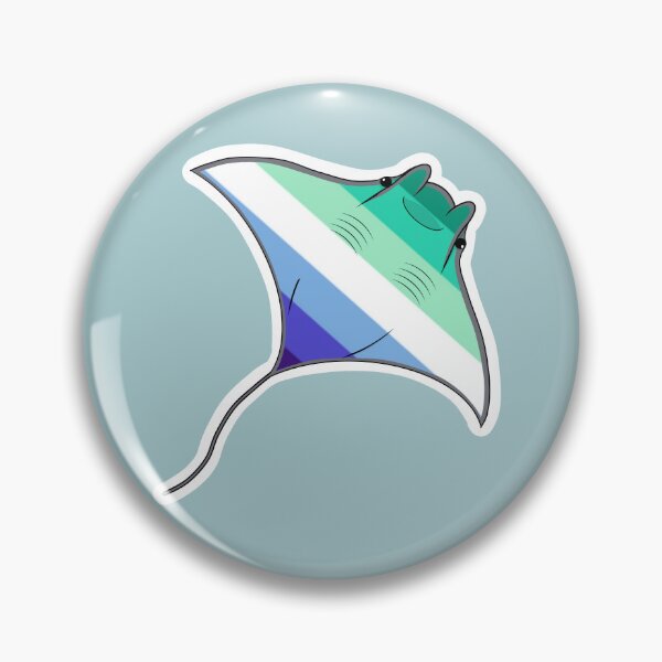 Item preview, Pride Mantaray Men Loving Men Gay Flag designed and sold by perpetuallyConf.
