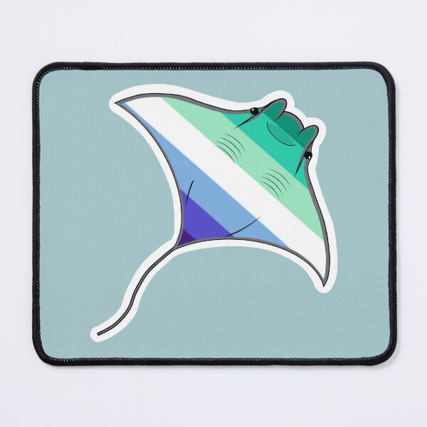 Item preview, Pride Mantaray Men Loving Men Gay Flag designed and sold by perpetuallyConf.