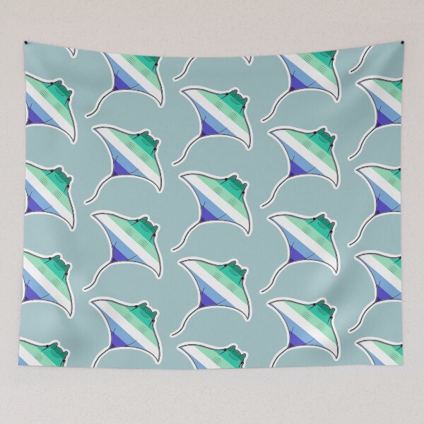 Item preview, Pride Mantaray Men Loving Men Gay Flag designed and sold by perpetuallyConf.