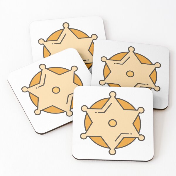 Item preview, Sherif badge Sticker    designed and sold by CedricbMiles.