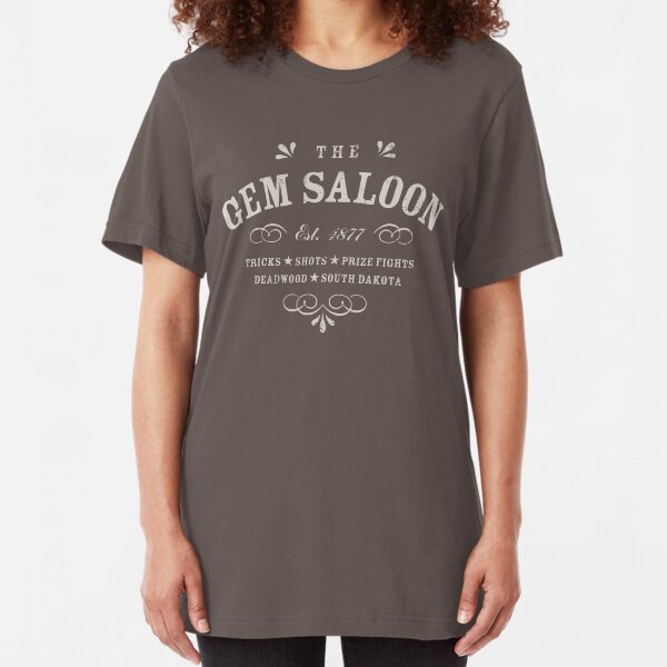 The Gem Saloon, Deadwood Slim Fit T-Shirt