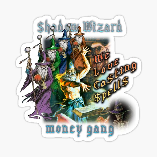 Vista previa del artículo con la obra «PANDILLA DEL DINERO DEL MAGO DE LAS SOMBRAS», diseñado y vendido por asparrgo.