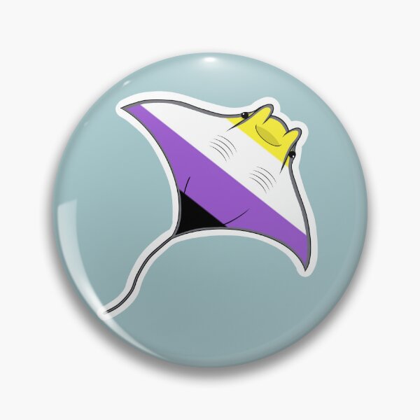 Item preview, Pride Mantaray Non-Binary Flag designed and sold by perpetuallyConf.