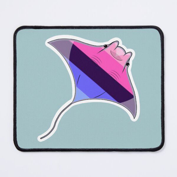 Item preview, Pride Mantaray Omniromantic Flag designed and sold by perpetuallyConf.