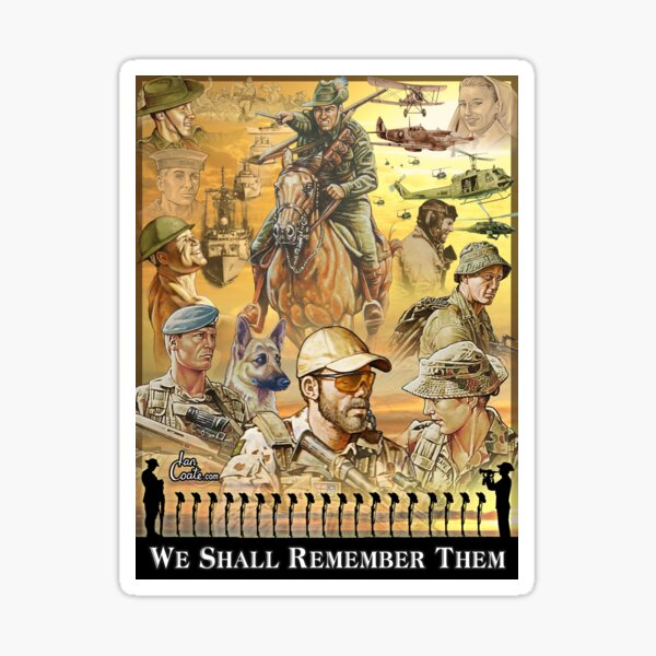 We shall remember them Sticker