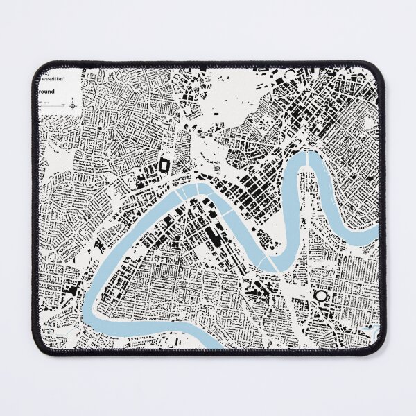Item preview, Brisbane Figure Ground White designed and sold by Project-IMP.