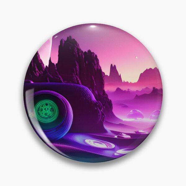 Item preview, Otherworldly circular planetscape designed and sold by SirMerv.