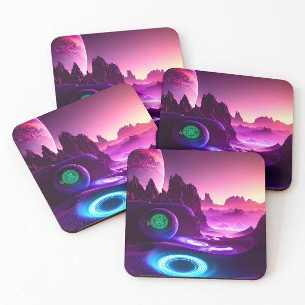 Item preview, Otherworldly circular planetscape designed and sold by SirMerv.