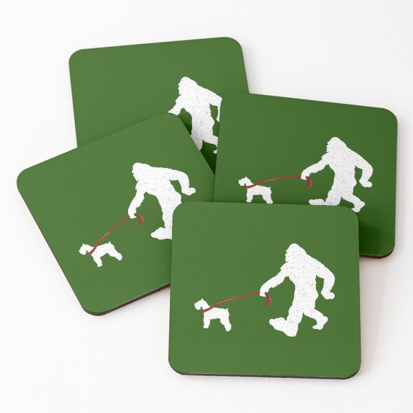 Item preview, Funny Bigfoot Walking With Schnauzer Dog 	 	 	 designed and sold by radamudm29.