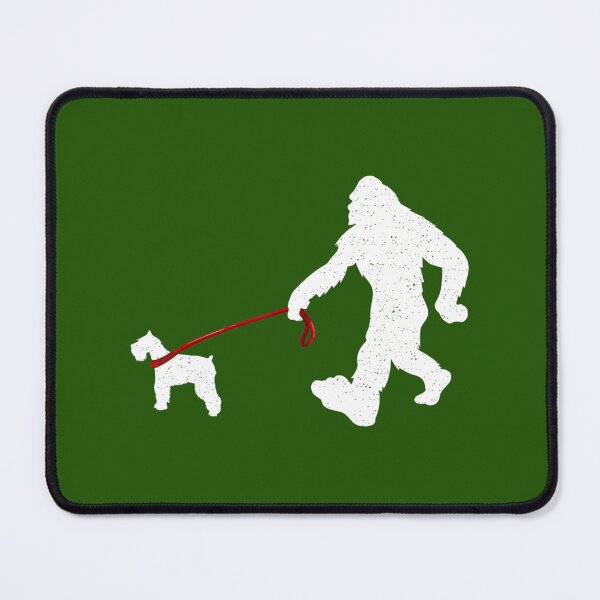 Item preview, Funny Bigfoot Walking With Schnauzer Dog 	 	 	 designed and sold by radamudm29.