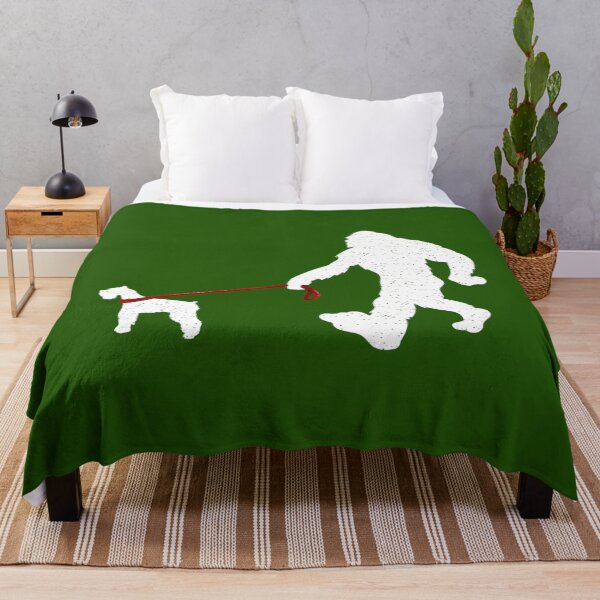 Item preview, Funny Bigfoot Walking With Schnauzer Dog designed and sold by radamudm29.