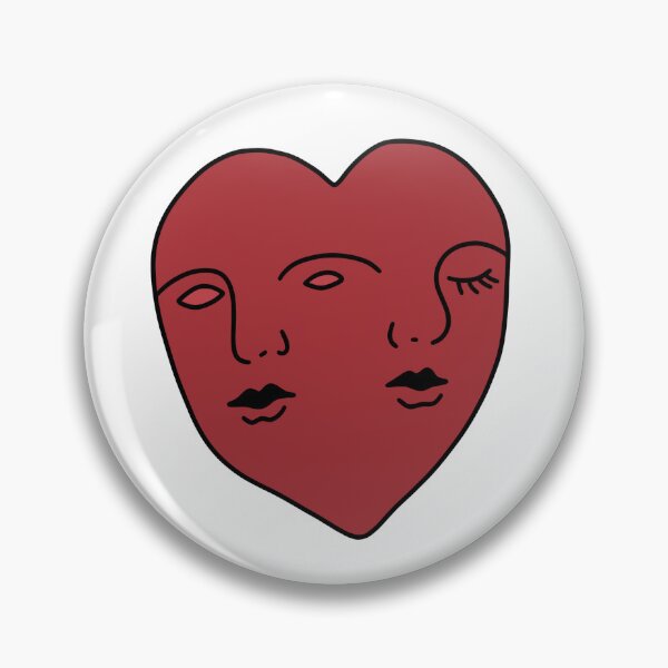 Item preview, Two faced heart designed and sold by abbyygriffin.
