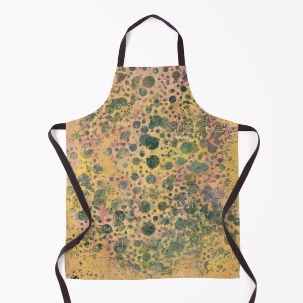 Item preview, Abstract Polka Dots in Peach and Green designed and sold by LiszaB.