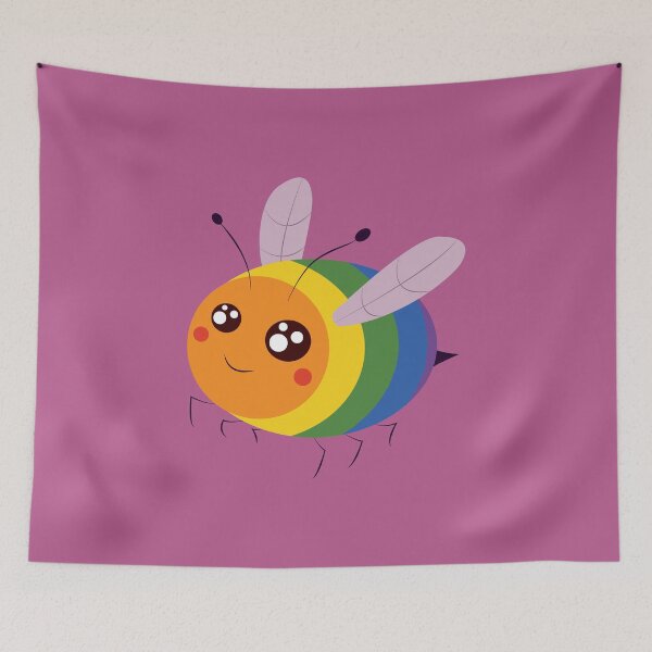 Aperçu de l'œuvre abeille arc-en-ciel ! créée et vendue par plotDriving-NPC.