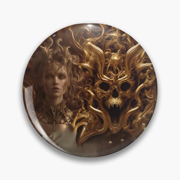 Item preview, Fantasy sculpture of a skull in designed and sold by NewmanArtFas.