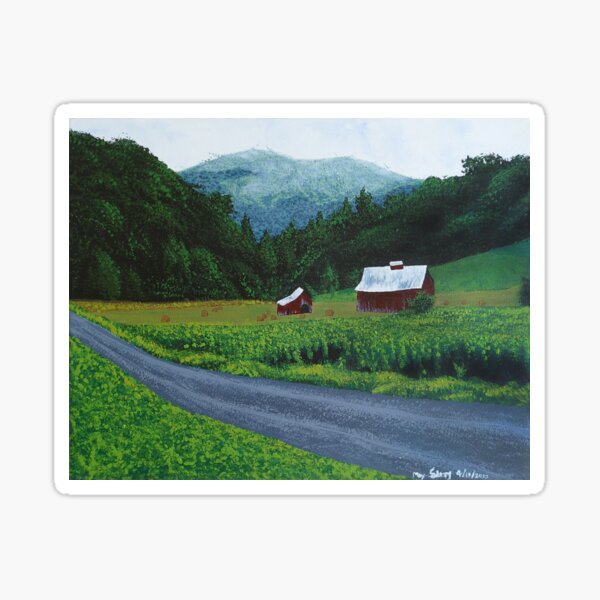 Appalachian Farmscape Sticker