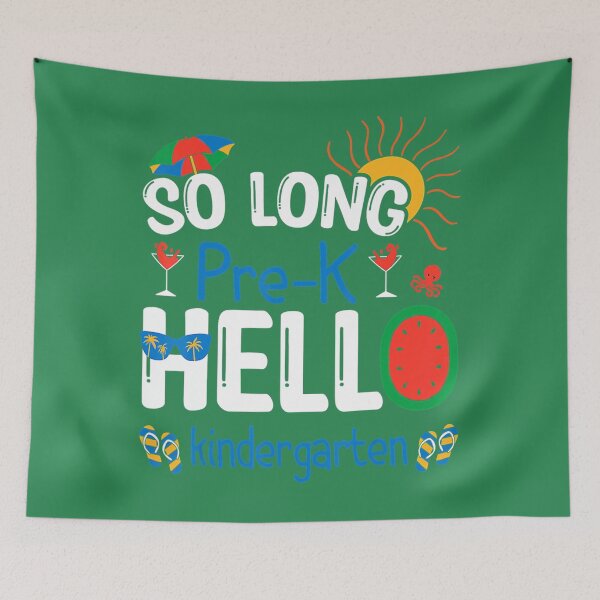 Item preview, So Long Pre-K Hello Kindergarten Student Teacher Summer 	 	 designed and sold by wfyzjcpr81.