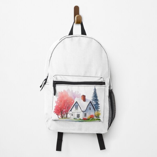 Item preview, Watercolor english cottage winter house designed and sold by Jayjaynaenae.