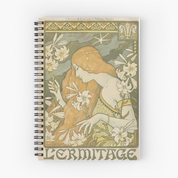 Item preview, Paul Berthon, L'Ermitage, revue illustrée, Art Nouveau designed and sold by NouveauEra.
