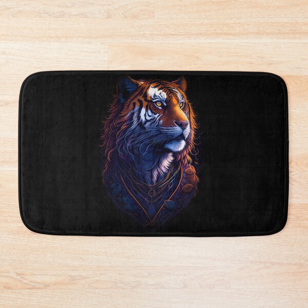 Item preview, Copy of Tiger Big Cat Wildlife Druid Painting designed and sold by druidwolfart.