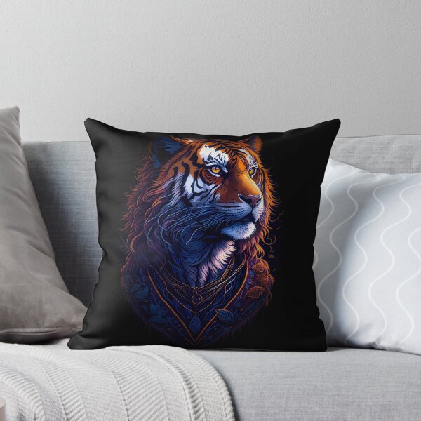 Item preview, Copy of Tiger Big Cat Wildlife Druid Painting designed and sold by druidwolfart.