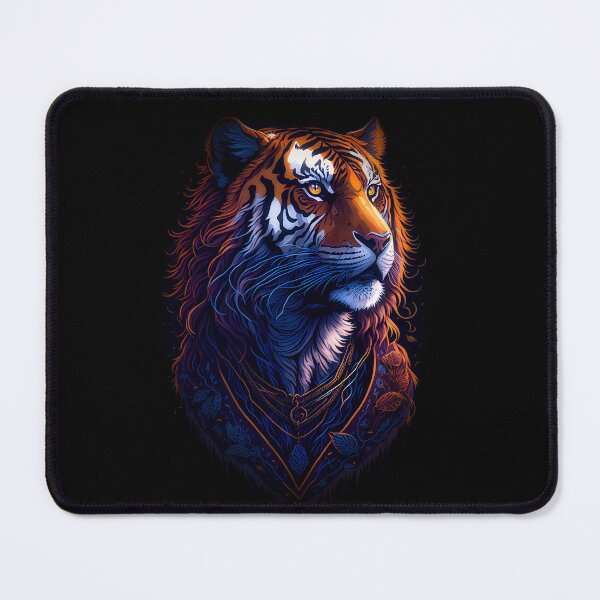 Item preview, Copy of Tiger Big Cat Wildlife Druid Painting designed and sold by druidwolfart.