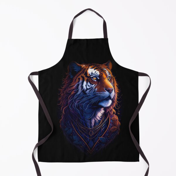 Item preview, Copy of Tiger Big Cat Wildlife Druid Painting designed and sold by druidwolfart.