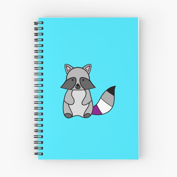 Item preview, Asexual flag raccoon designed and sold by bookwoof.