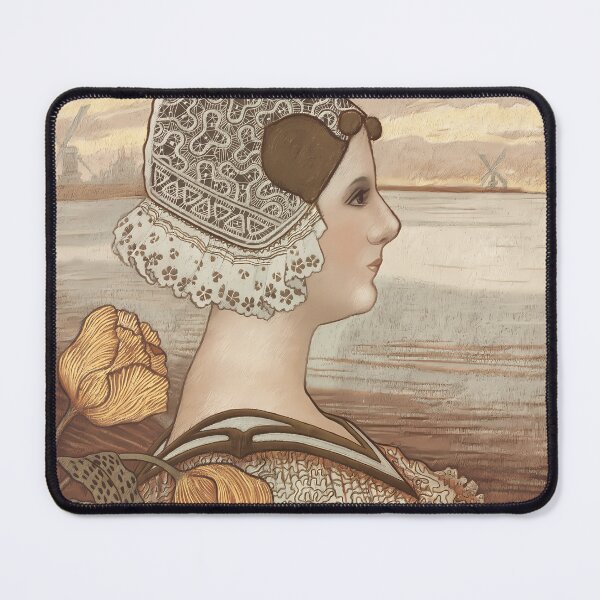 Item preview, Paul Berthon, Portret, Koningin Wilhelmina designed and sold by NouveauEra.