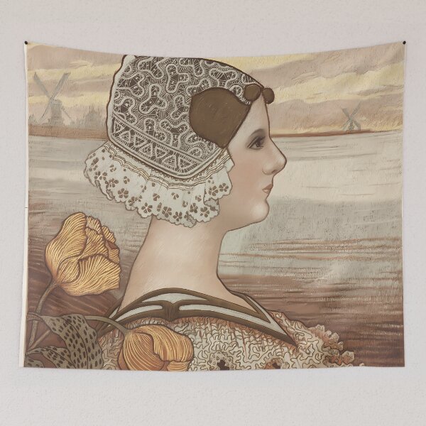 Item preview, Paul Berthon, Portret, Koningin Wilhelmina designed and sold by NouveauEra.