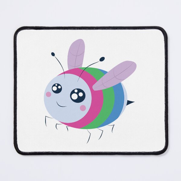 Item preview, polysexual pride bee! designed and sold by plotDriving-NPC.