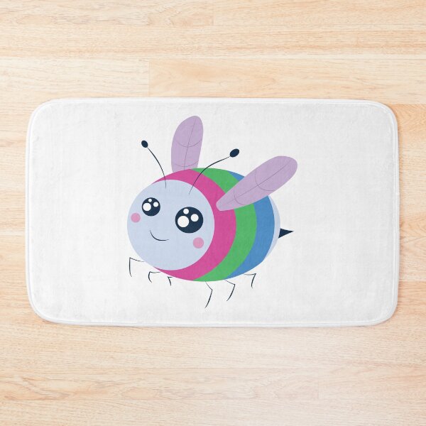 Item preview, polysexual pride bee! designed and sold by plotDriving-NPC.