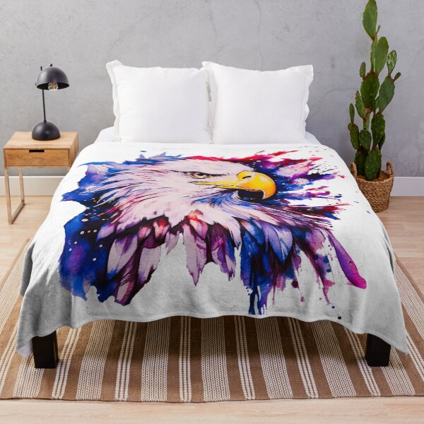 Item preview, Watercolor Style American Egle designed and sold by OutOfTheBoxArt1.