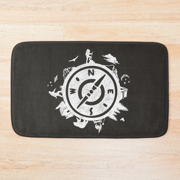 Item preview, Hiking Lover Compass Design with Bigfoot designed and sold by Wild-Neptune.