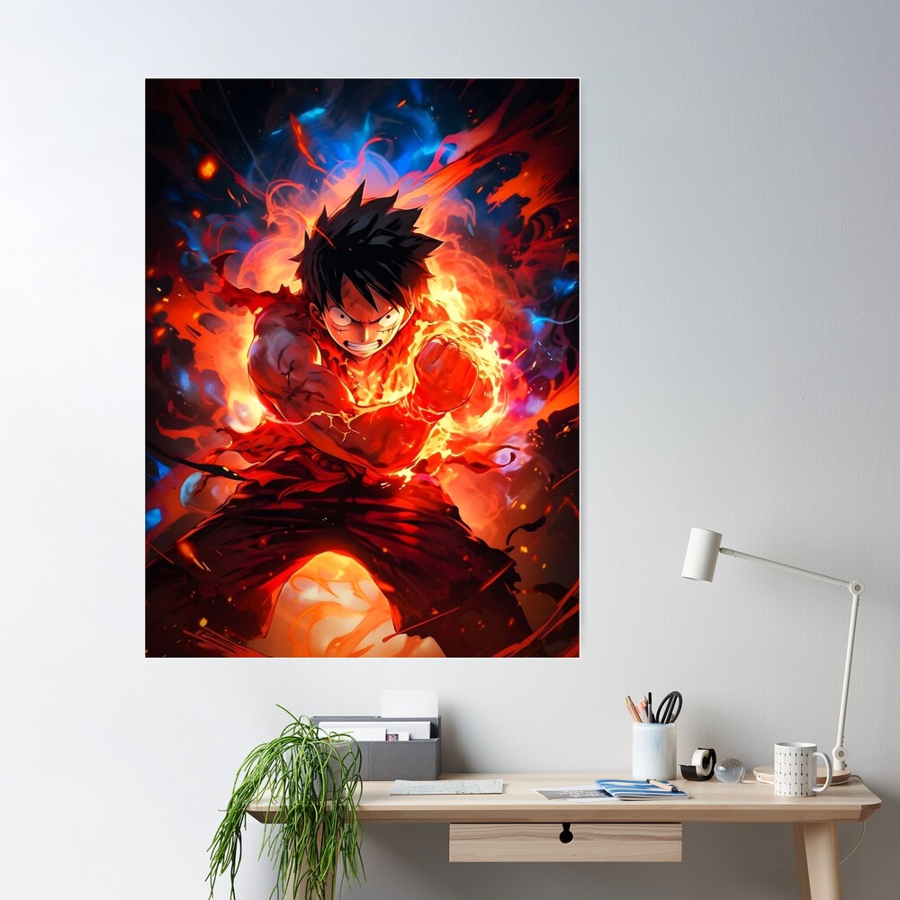 ONE PIECE MONKEY D LUFFY ANIME GEAR 5 Poster for Sale by Asher-Knight