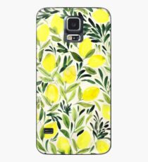 Zitronen Aquarell Hülle & Skin für Samsung Galaxy