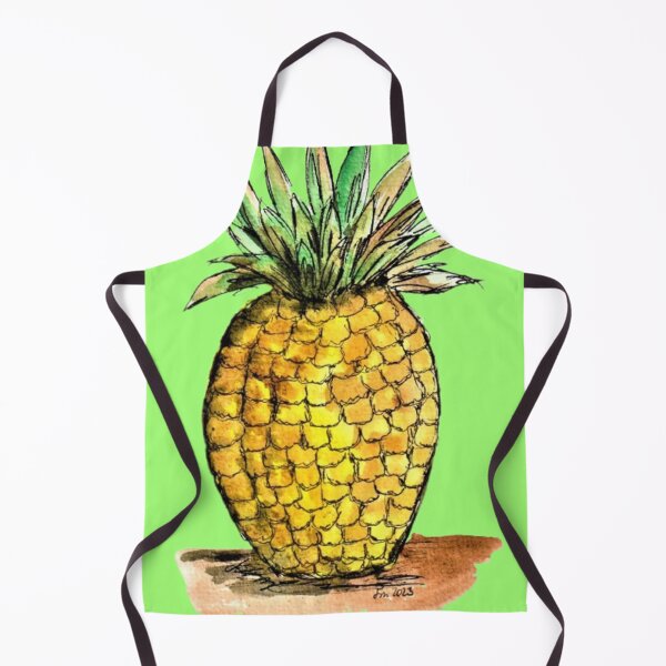 Item preview, Pineapple, watercolor, fine art designed and sold by janianna.