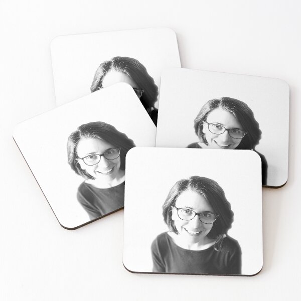 Item preview, Girl with Glasses in Black and White  designed and sold by EveryDayDabble.
