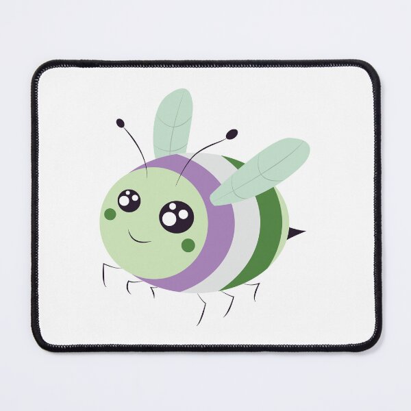 Item preview, genderqueer pride bee! designed and sold by plotDriving-NPC.