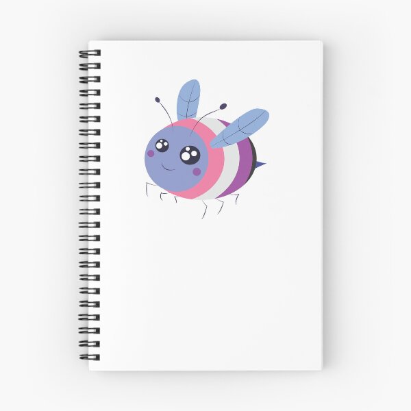 Item preview, genderfluid pride bee! designed and sold by plotDriving-NPC.