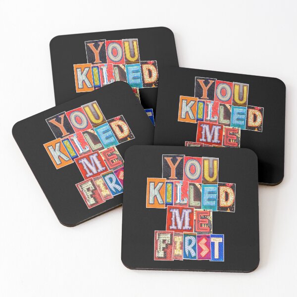Item preview, You Killed Me First - Neon Blocks designed and sold by cultthirtythree.