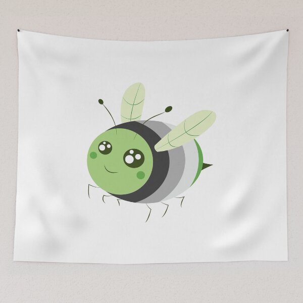 Item preview, aromantic pride bee! designed and sold by plotDriving-NPC.