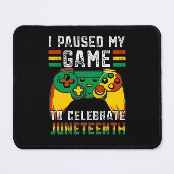 Item preview, Funny Gamer Juneteenth I Paused My Gamer To Celebrate Juneteenth Flag Dashiki designed and sold by alenaz.