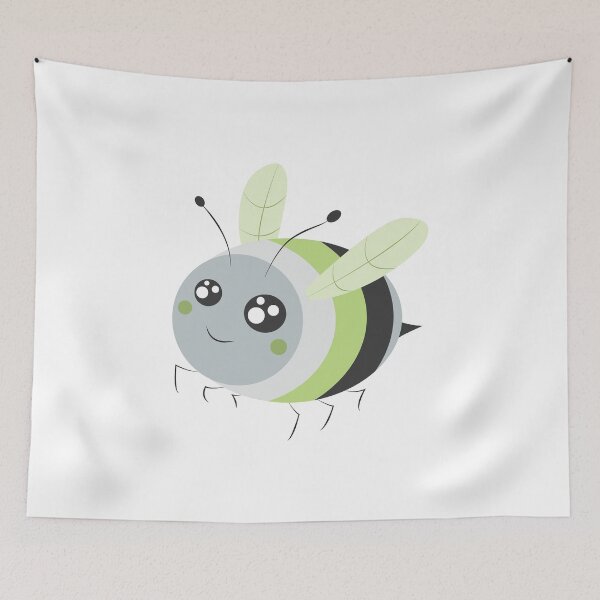 Item preview, agender pride bee! designed and sold by plotDriving-NPC.