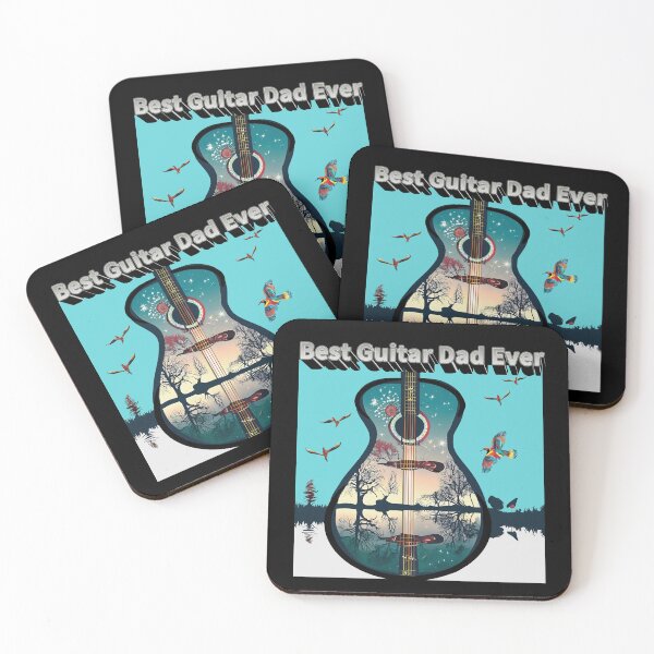 Item preview, Best Guitar Dad Ever Natural Guitar  designed and sold by Dodern.