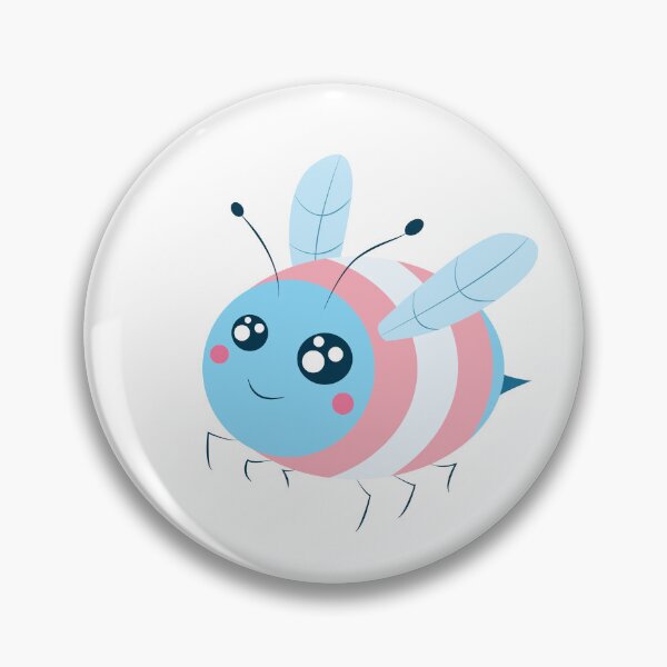 Item preview, trans pride bee! designed and sold by plotDriving-NPC.