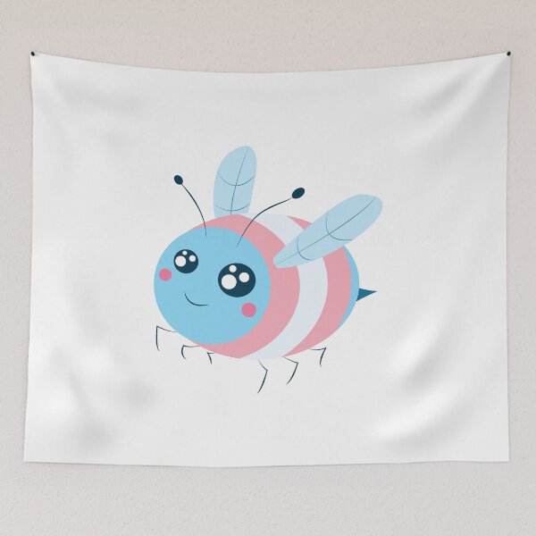 Item preview, trans pride bee! designed and sold by plotDriving-NPC.
