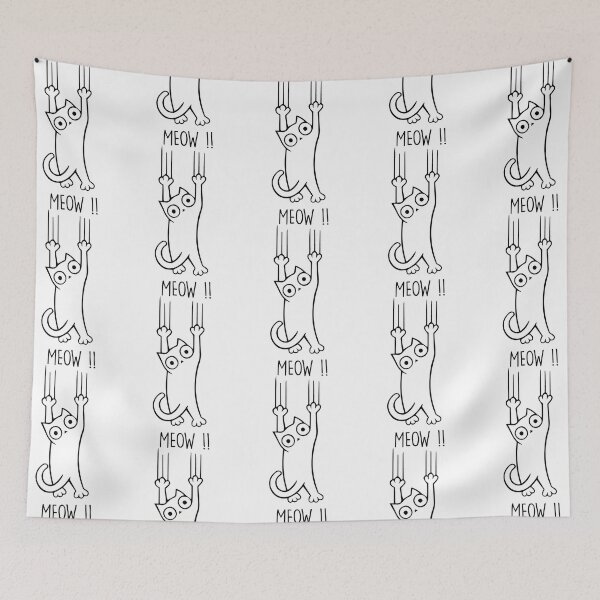 Item preview, Scared Cat, Meow !! designed and sold by Shimakaami.