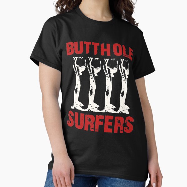 BUTTHOLE SURFERS Tシャツ　Black rubberwear Butthole Surfers T-Shirt Alternative Rock Punk Husker Du Big